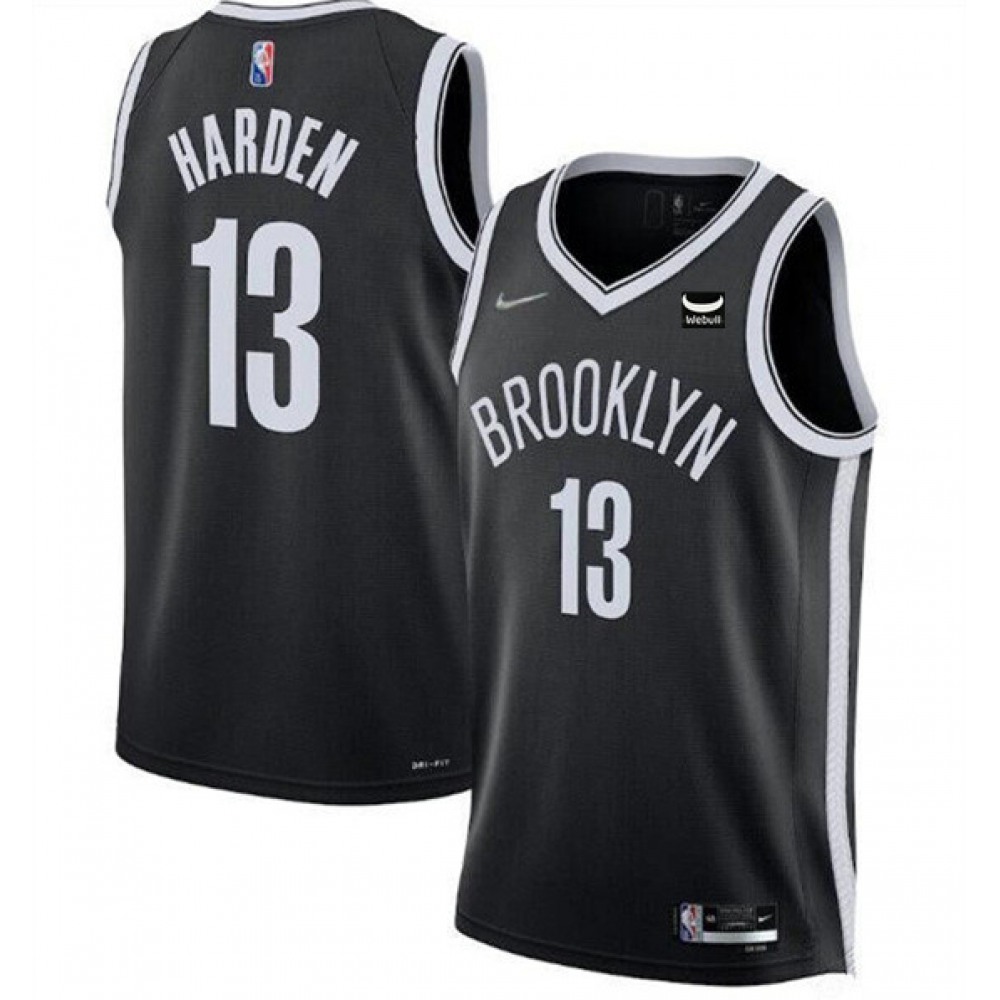 Brooklyn Nets James Harden13 Black Jersey - - Game Day Essential