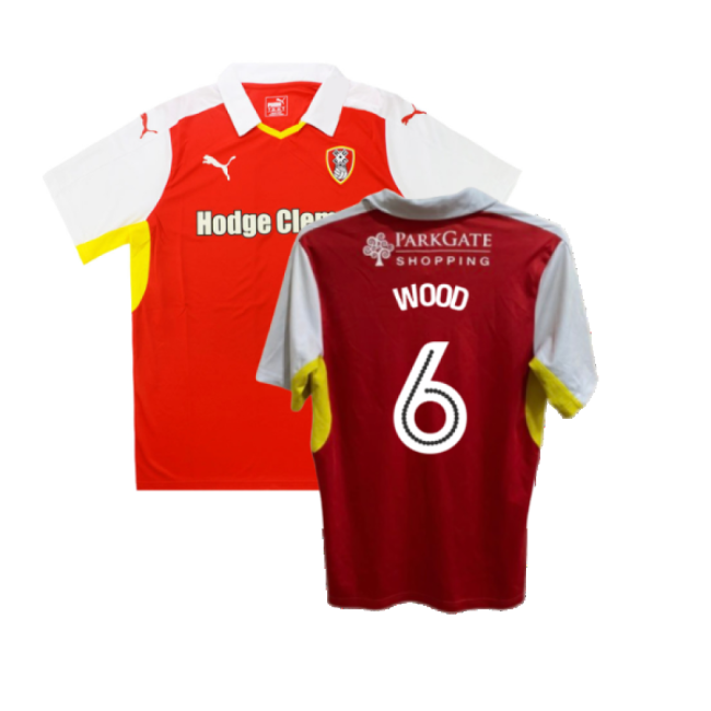 Authentic Rotherham 2016-17 Home Shirt ((good) Xl) (wood 6) - Premium