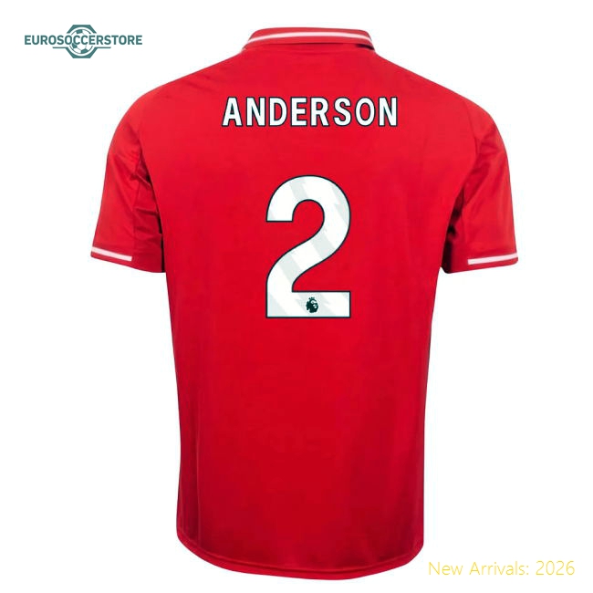2025-2026 Nottingham Forest Home Shirt (Kids) (Anderson 2)