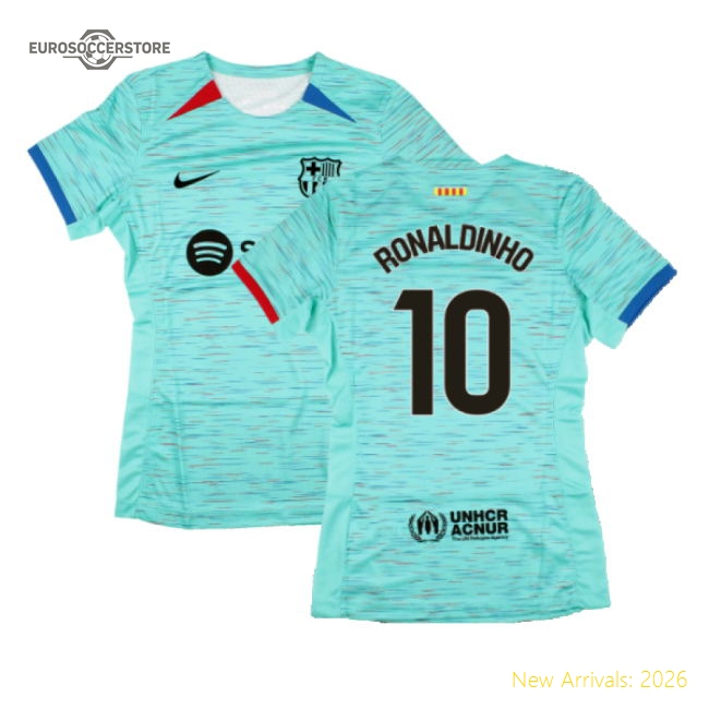 Barcelona 2024-25 Third Fan Version For Women (Ronaldinho Match