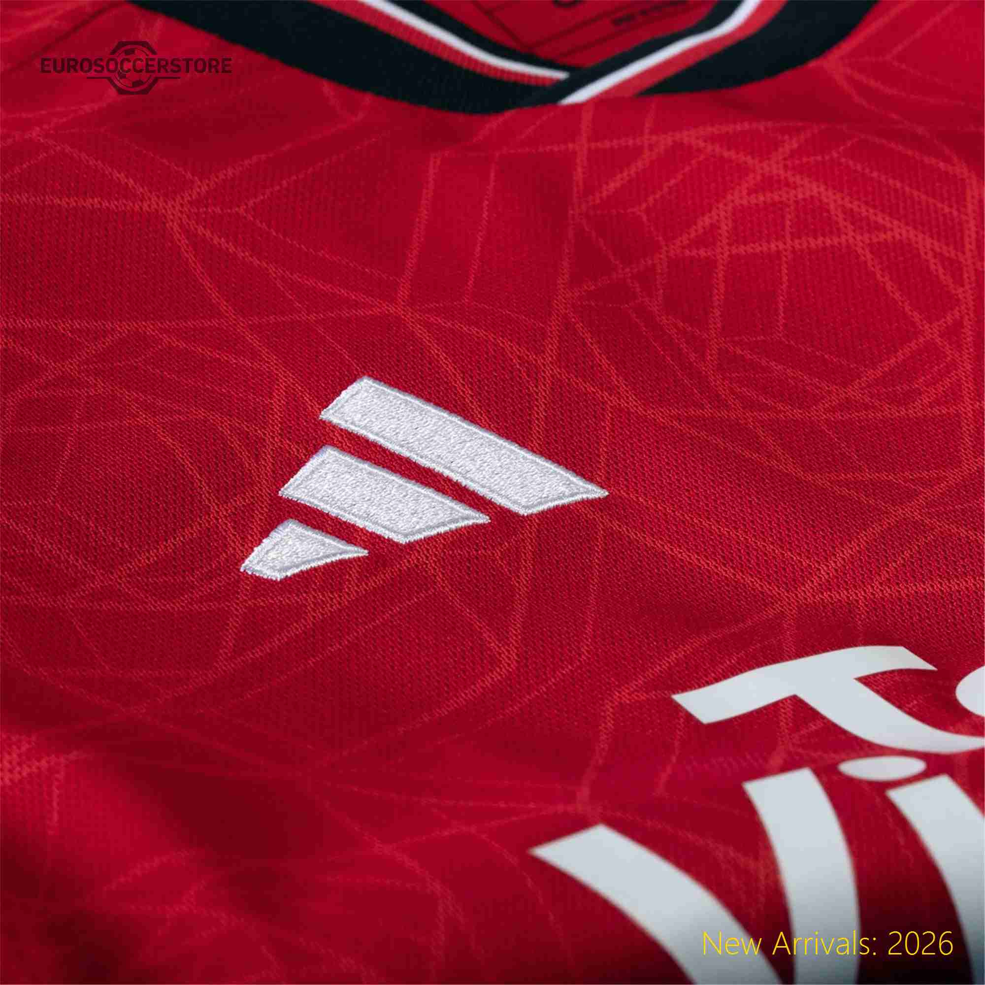 Official Team Merchandise High-quality Men Mun Soccer Star Home Jersey