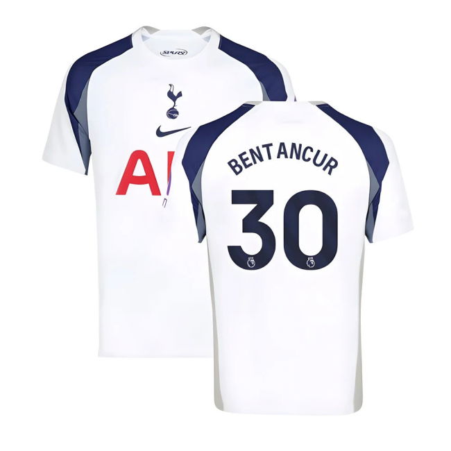 Spurs Tottenham Hotspur Home Shirt Bentancur #30 Authentic Design ...