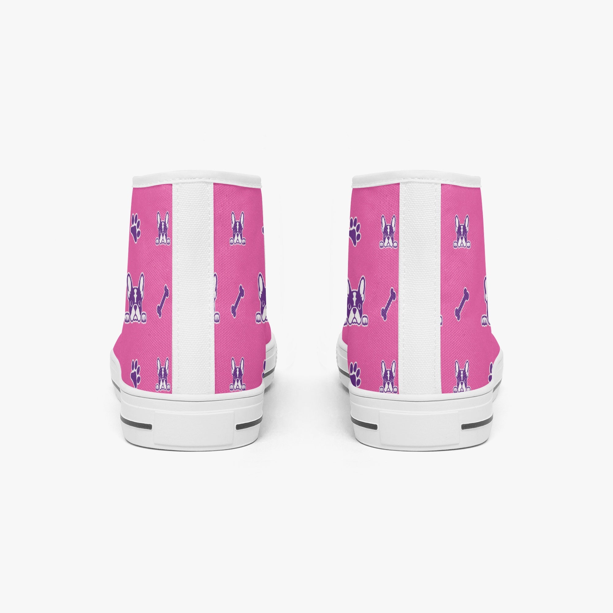 French Bulldog Lover Mike Classic High Top Canvas Shoes Casual Footwear