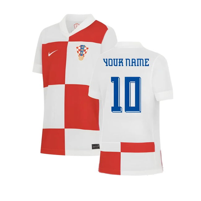 Kids Latest Durable Croatia Home Soccer Jersey