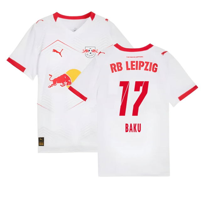 2025-2026 Red Bull Leipzig Home Shirt (Kids) (Baku 17)