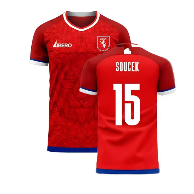 Unique Czech Republic Home Collector Jersey 2025-2026 (SOUCEK 15) (1)