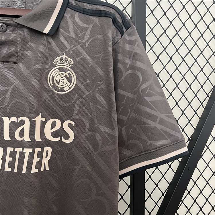 Real Madrid 2425 Third Grey Shirt - Official Replica 24647