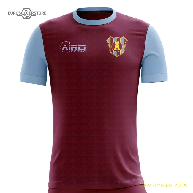 Official 2025-2026 Villa Home Concept Football Shirt - Baby - Premium