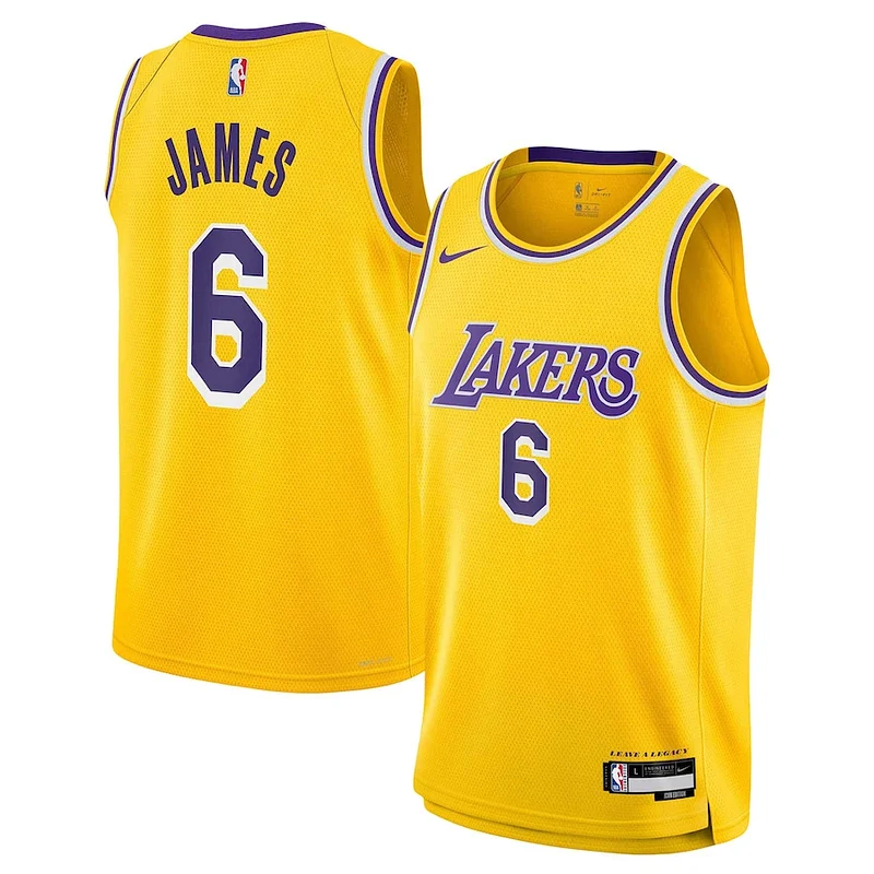 Pro-Grade LeBron James LAL NBA Jersey - Value Deal - Licensed Product
