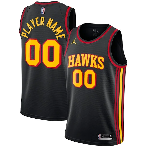 Atlanta Hawks ATL Swingman Jersey - premium NBA - Black NBA casual