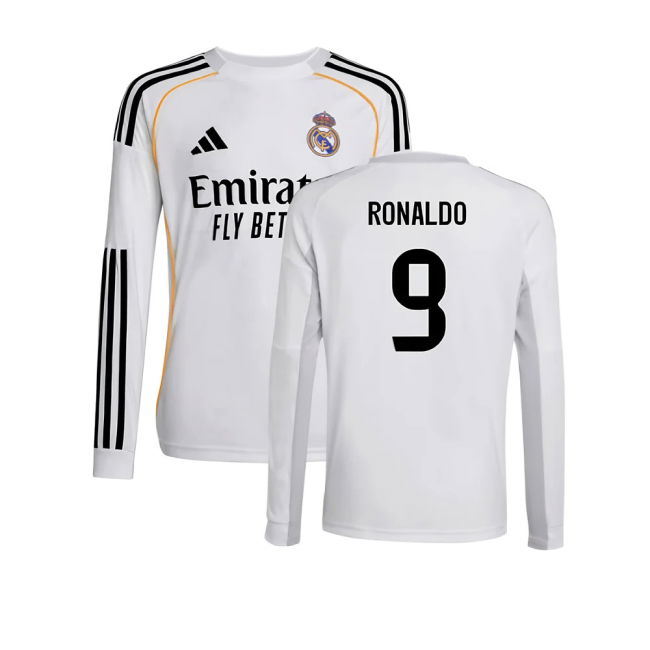 Kids 2025 Edition Lightweight Real Madrid Home Soccer Jersey