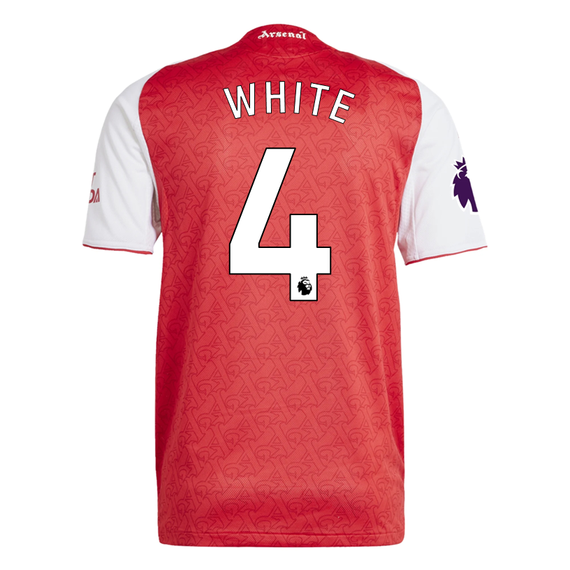 Arsenal Ben White 2025-2026 UCL Home Jersey – Authentic Shirt