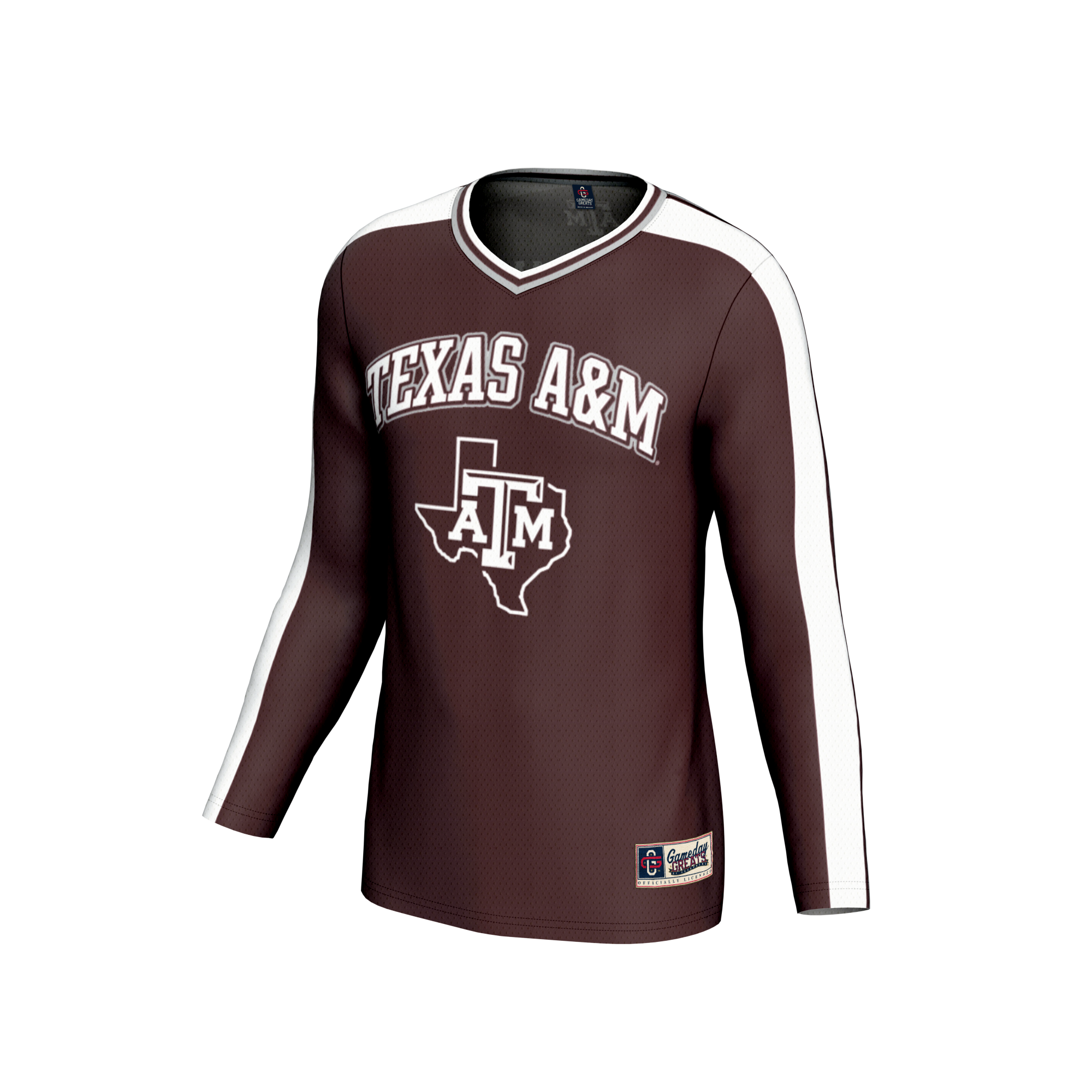 [DDG] Texas A&M Aggies GameDay Greats Youth NIL Pick-A-Player Collegiate Women's Volleyball Lightweight Fashion Jersey - Maroon