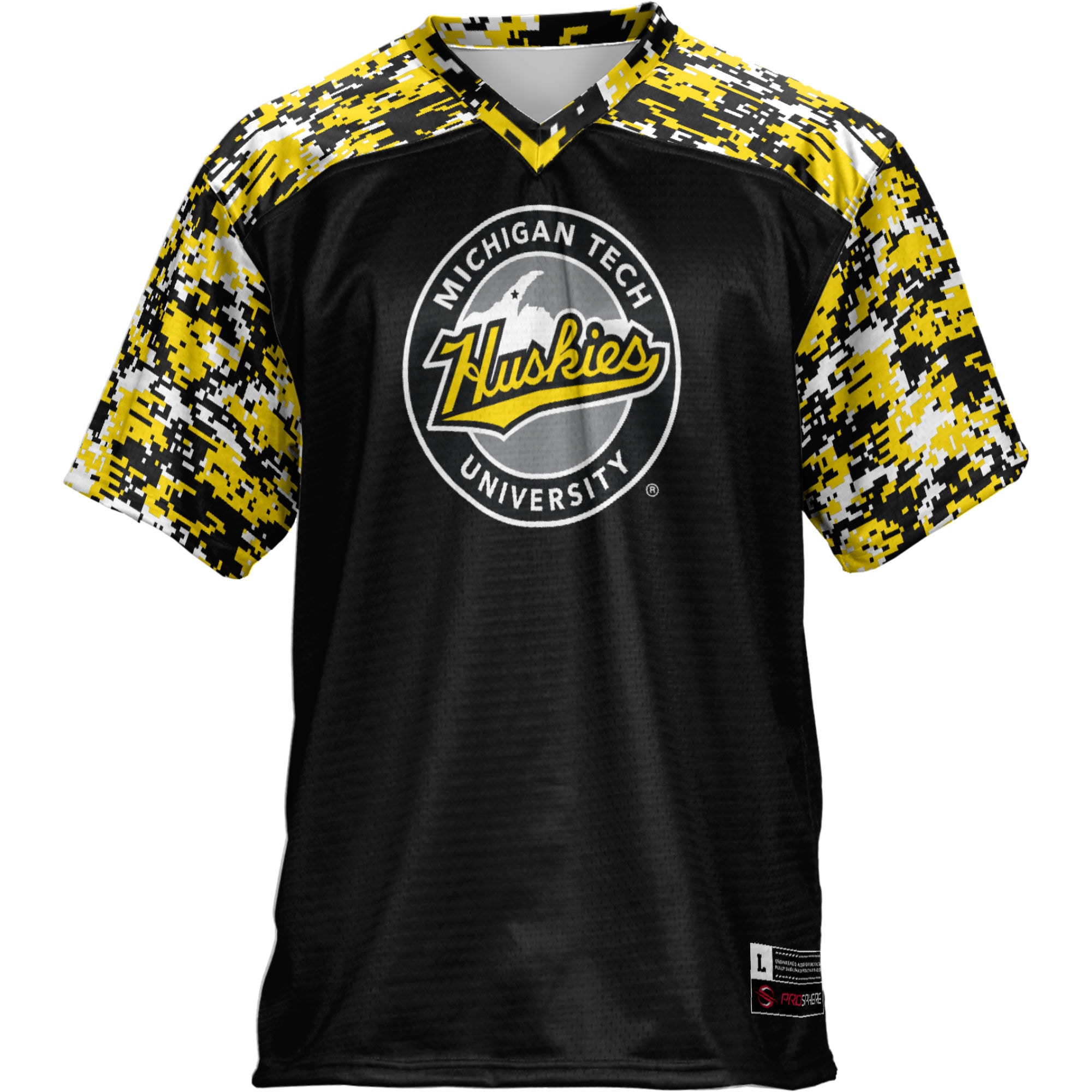 Michigan Tech Huskies GameDay Greats Football Jersey - Black