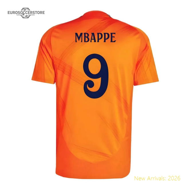 Popular 2024-2025 Real Madrid Authentic Away Shirt (Mbappe 9)