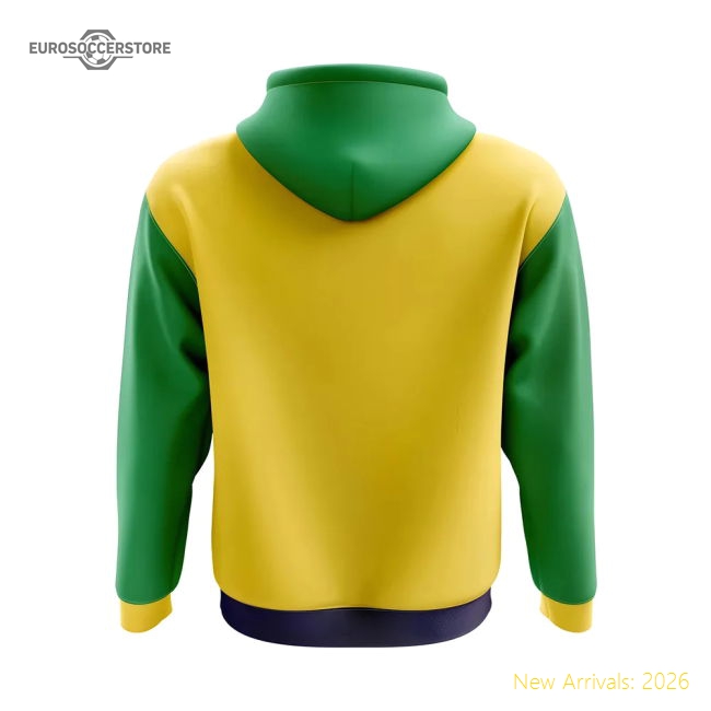 Brazil Concept Country Football Hoody (Yellow)