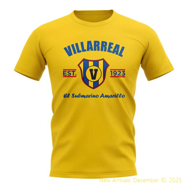 Villarreal Official T-shirt - Match Day Essential - Atletico Madrid