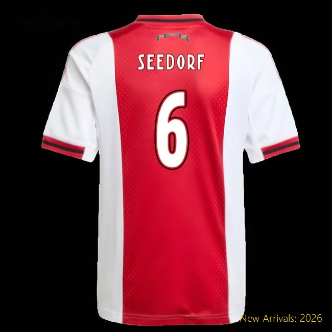 2025-2026 Ajax Home Shirt (Kids) (Seedorf 6)