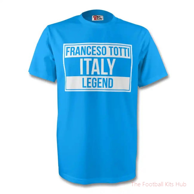 Francesco Totti Italy Legend Tee (sky Blue)