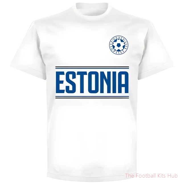 Men Estonia Team T-Shirt - White