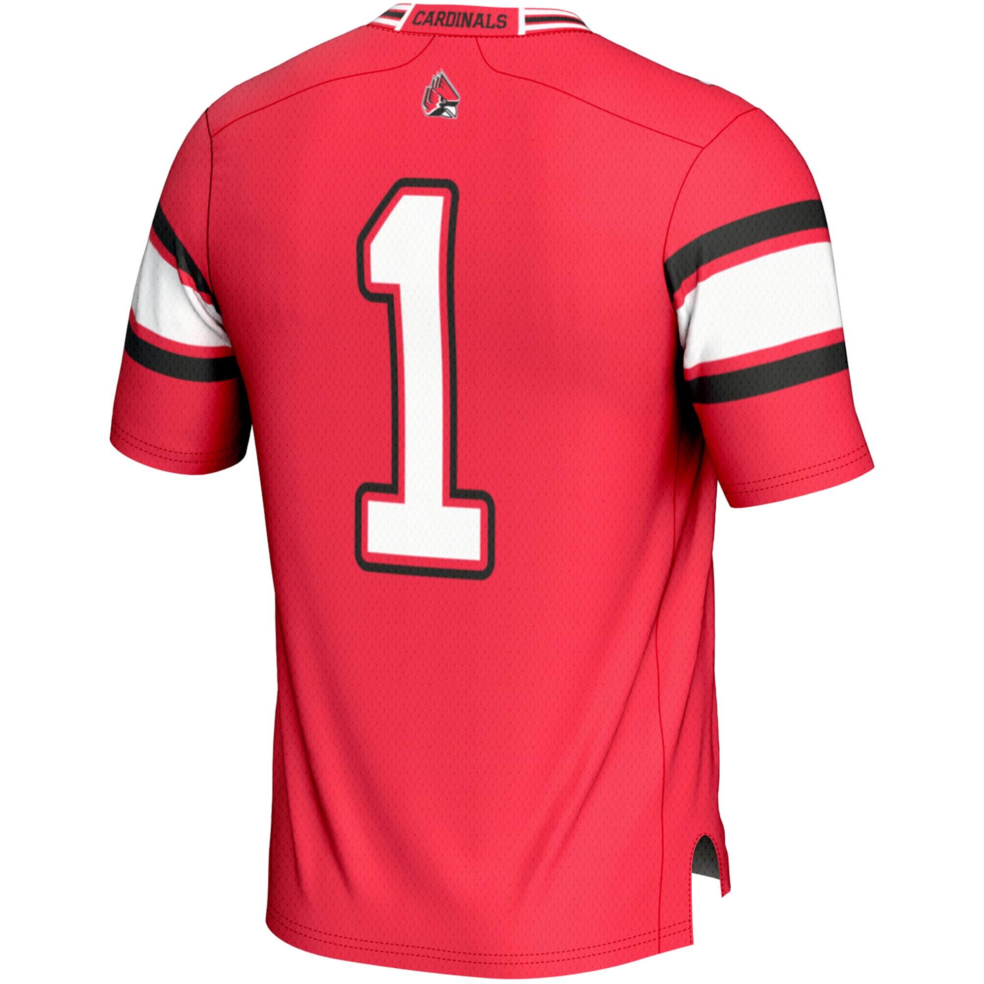 Youth #1 Cardinal Ball State Cardinals Endzone Football Jersey
