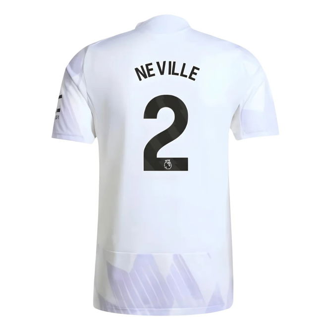 2025-2026 Man Utd Authentic Away Jersey (Neville 2)