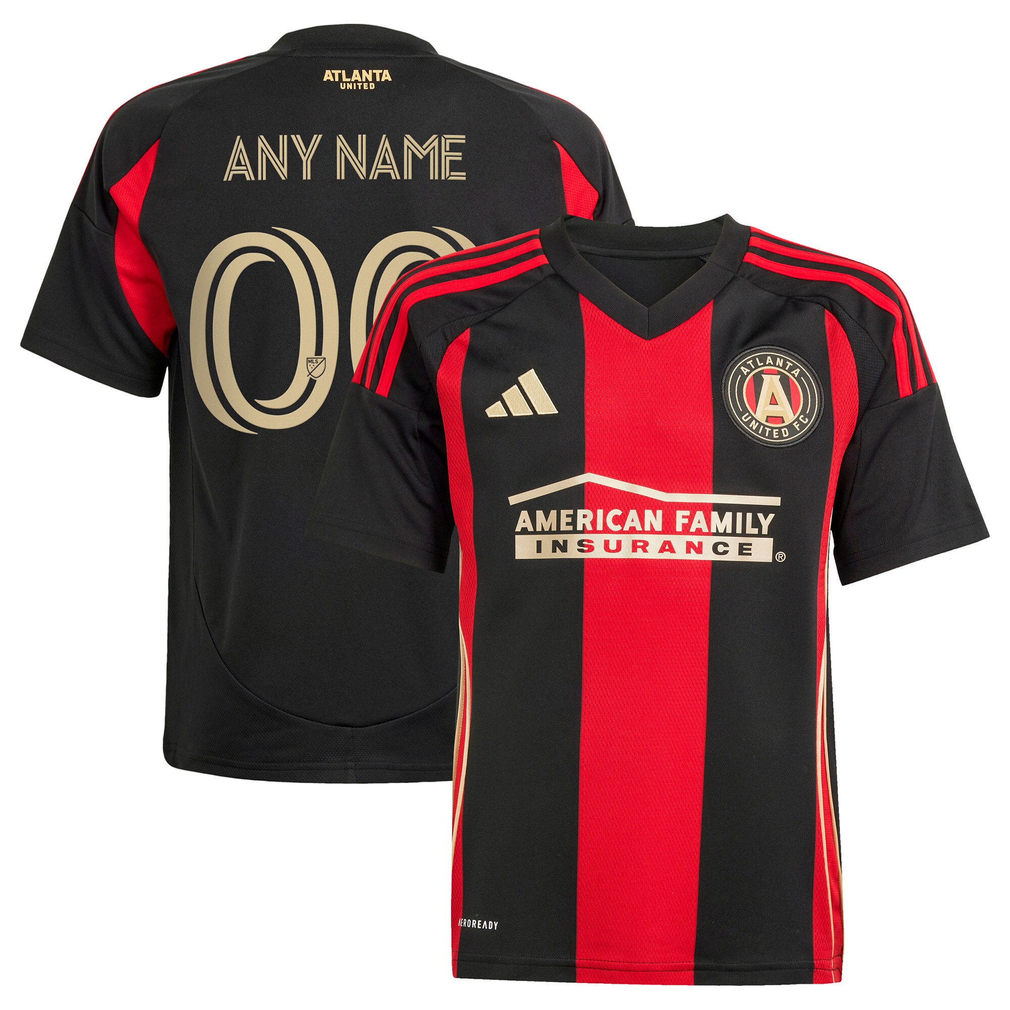 [SJH] Atlanta United FC Youth 2025 The Connector Replica Custom Jersey - Black