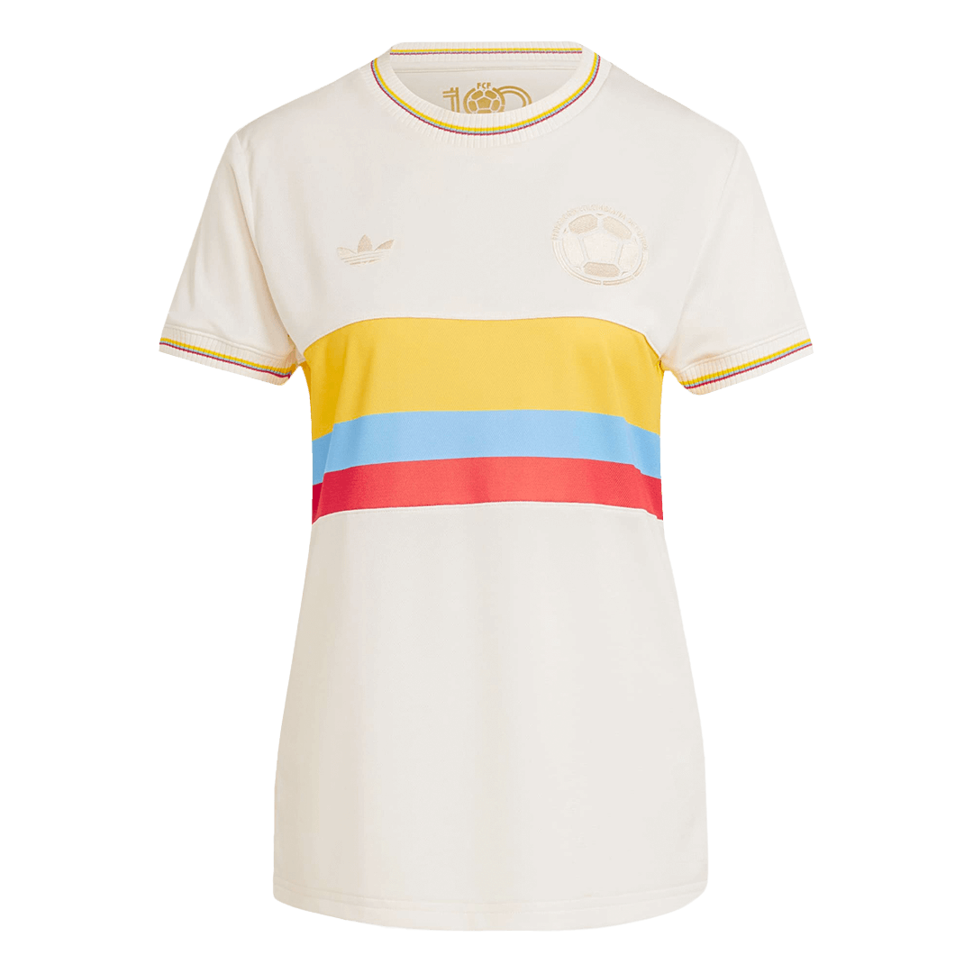Women's Colombia  Soccer Jersey 2024 - 100th Anniversary Authentic Kit