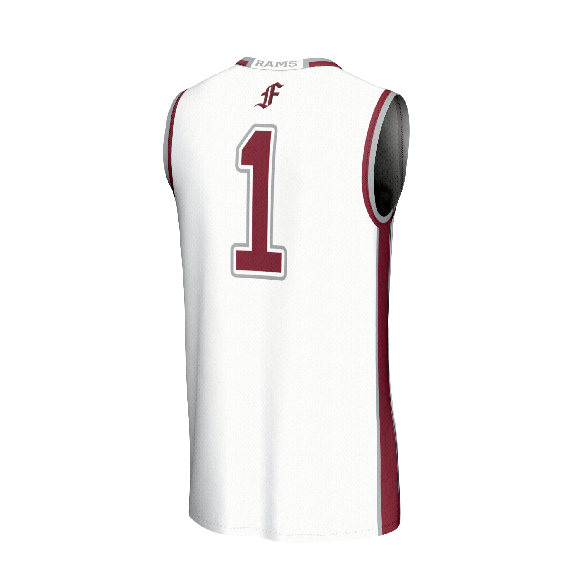 [NJP] Fordham Rams GameDay Greats Youth Lightweight Collegiate Basketball Fashion Jersey - White
