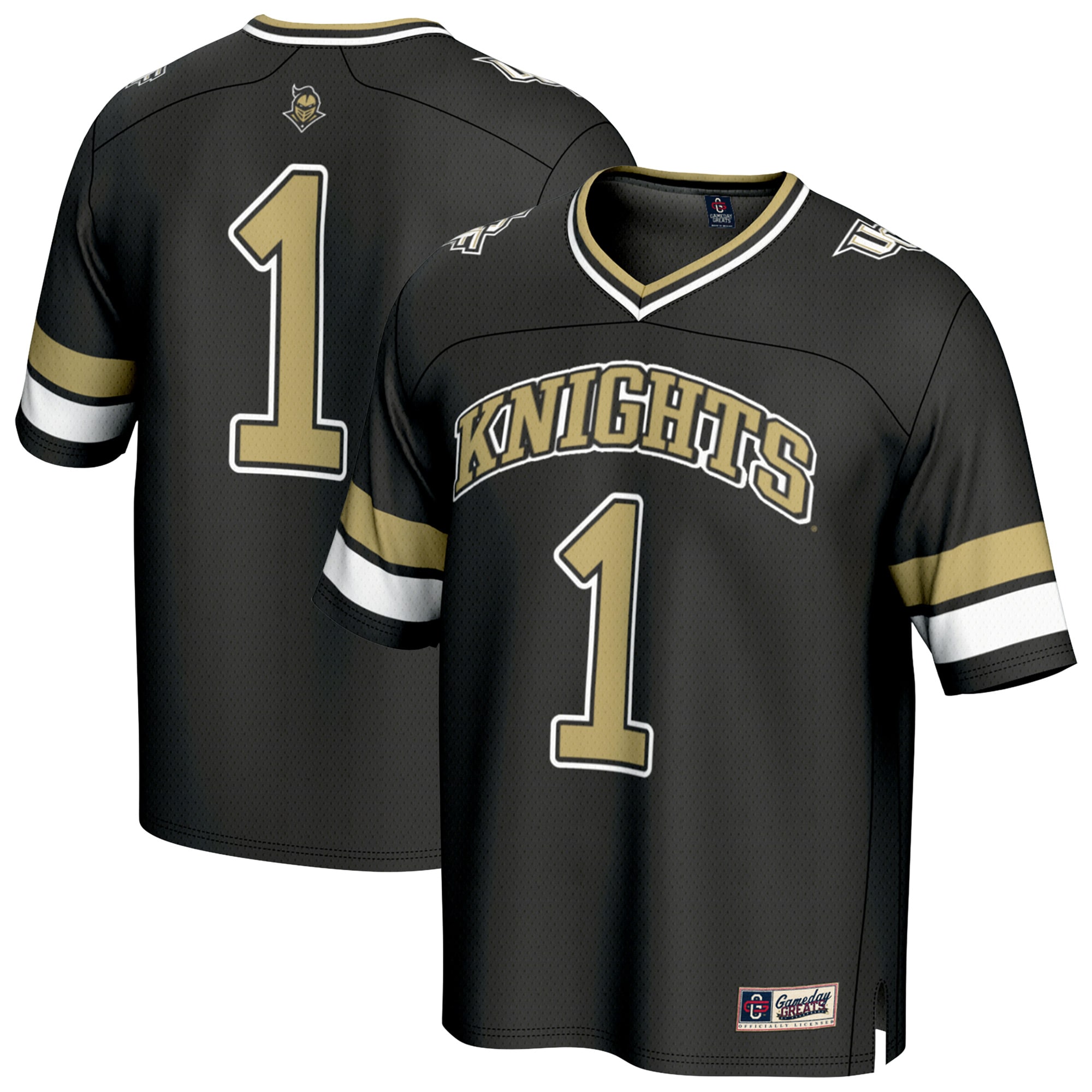 [NJP] UCF Knights GameDay Greats Youth Lightweight Collegiate Football Fashion Jersey - Black