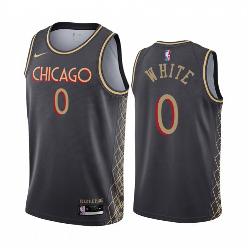 Nike Clippers Black Chicago Bulls #0 Jersey - On Sale NBA Fan Apparel