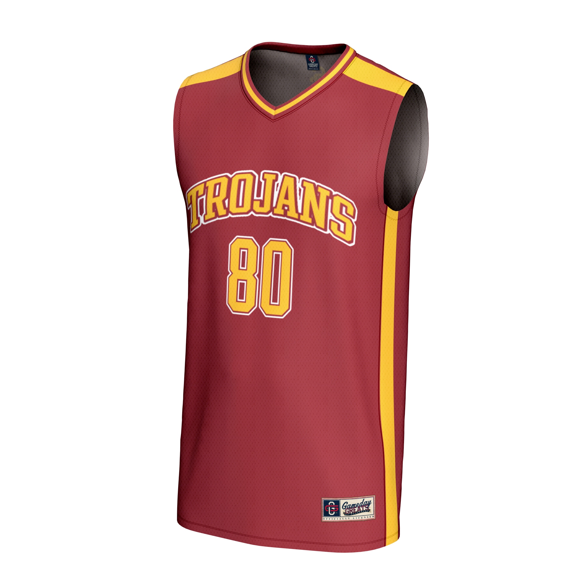 [DDG] USC Trojans GameDay Greats Unisex Lightweight Collegiate Basketball Fashion Jersey - Cardinal