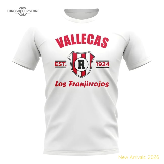 Rayo Vallecano Established Football T-shirt (white) - Great Value