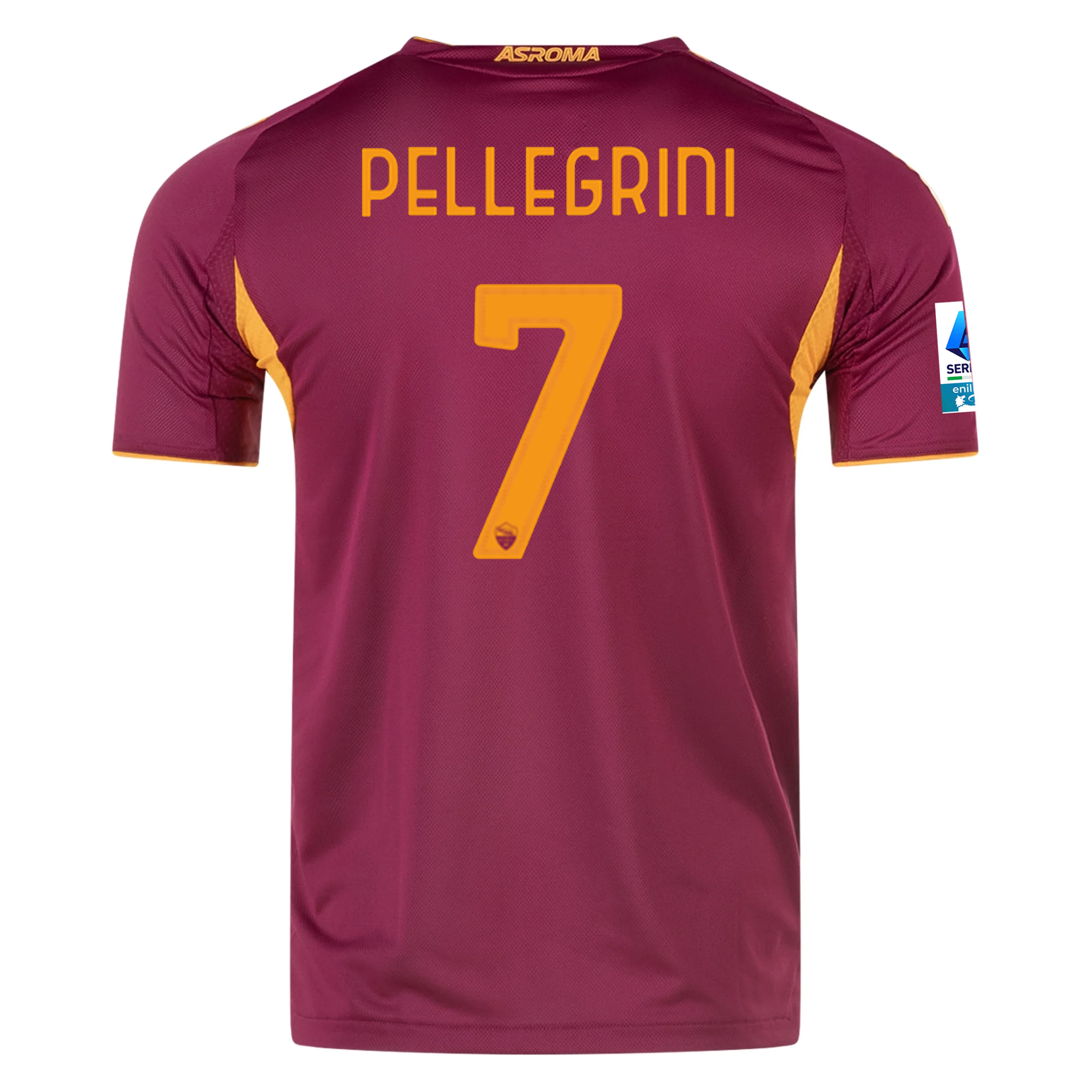 AS Roma Pellegrini 2025-2026 Ser Home Jersey – Authentic Shirt