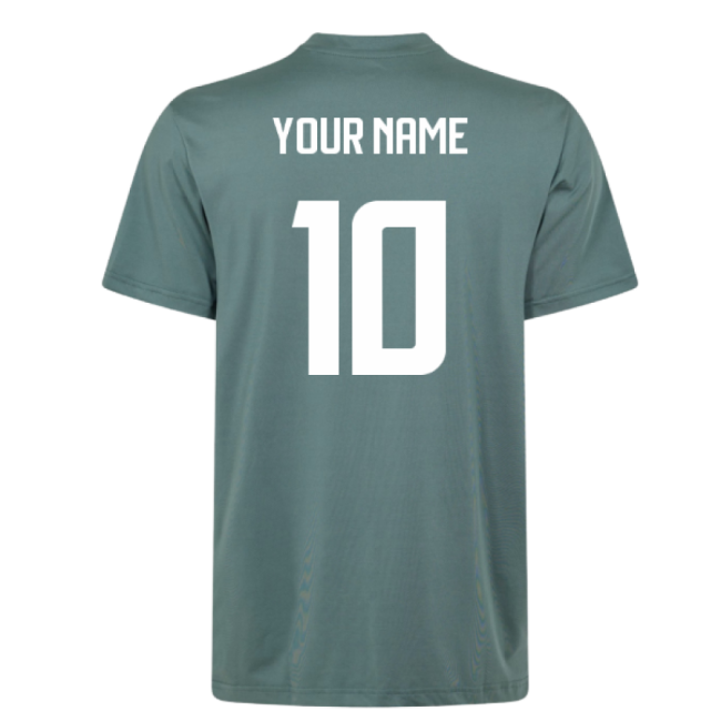 2025-2025 Ireland Pocket T-Shirt (Green) (Your Name) Oranje