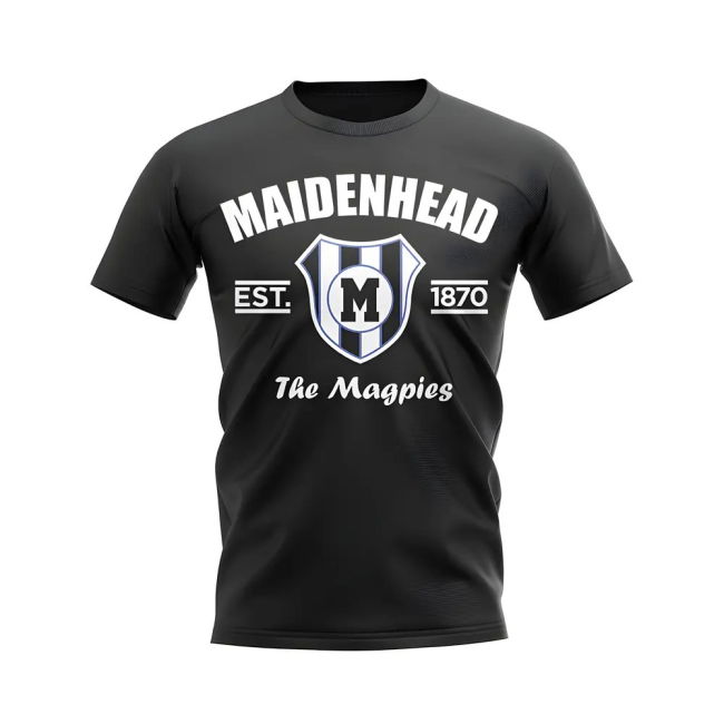 Maidenhead Established Football T-Shirt (Black)