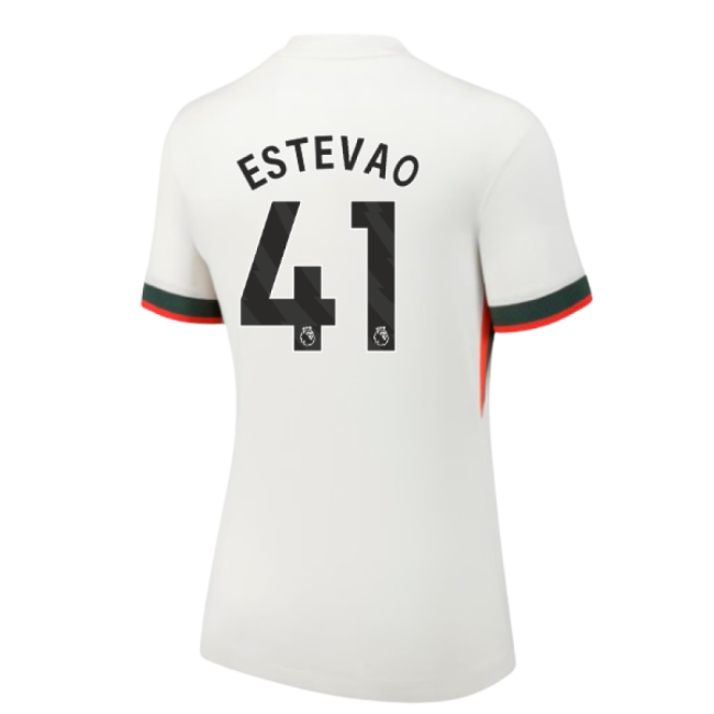Chelsea Chelsea Away Shirt Womens Estevao #41 Elite Performance Re...