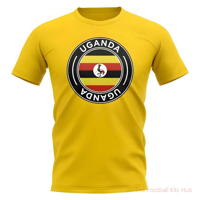 Uganda Football Badge T-Shirt (Yellow)