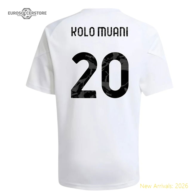 Kid-approved Football Team Kids Kolo Muani Jersey 2025-2026 Soft-touch