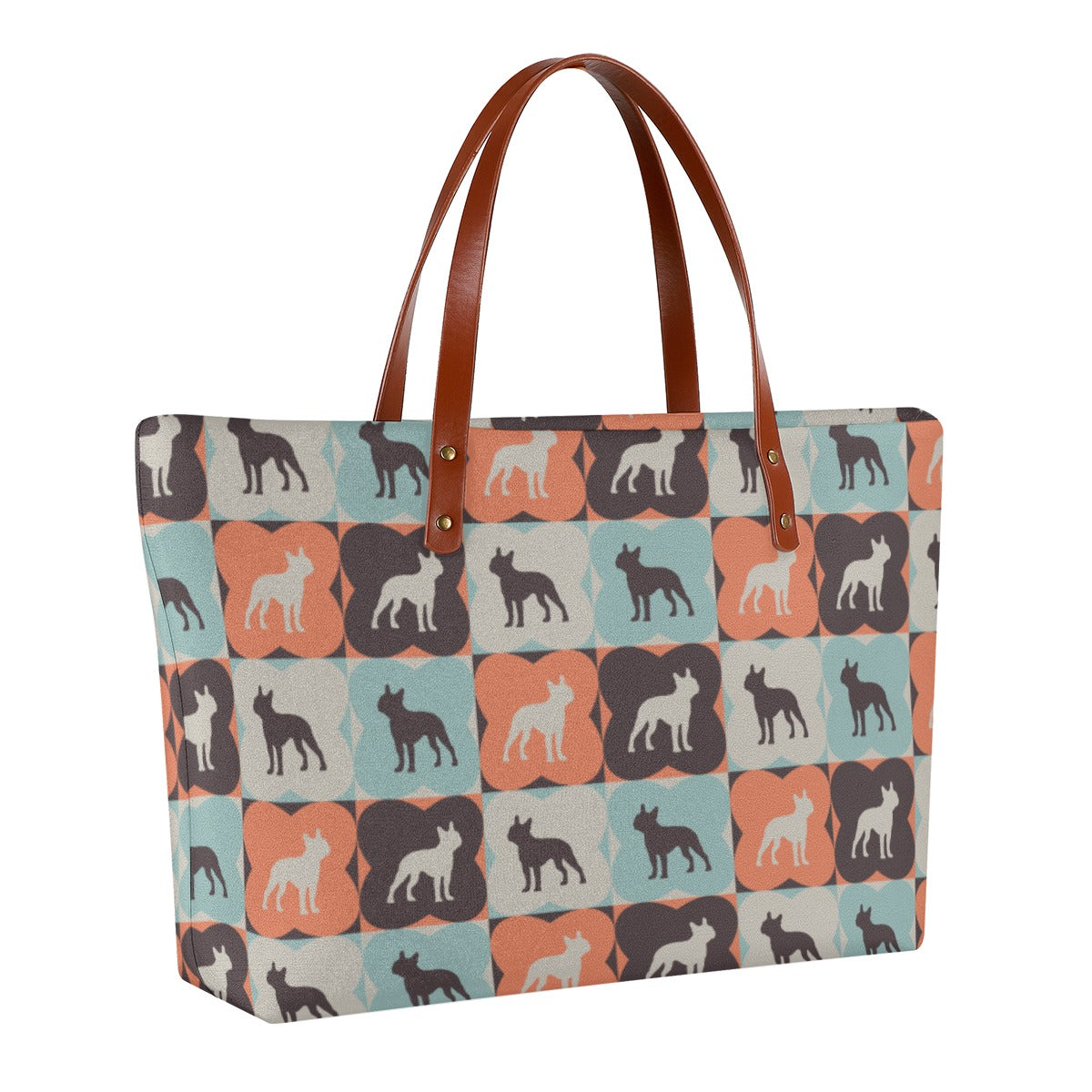 - Durable Women's Tote Bag For Boston Terrier Lovers For French Bulldogs