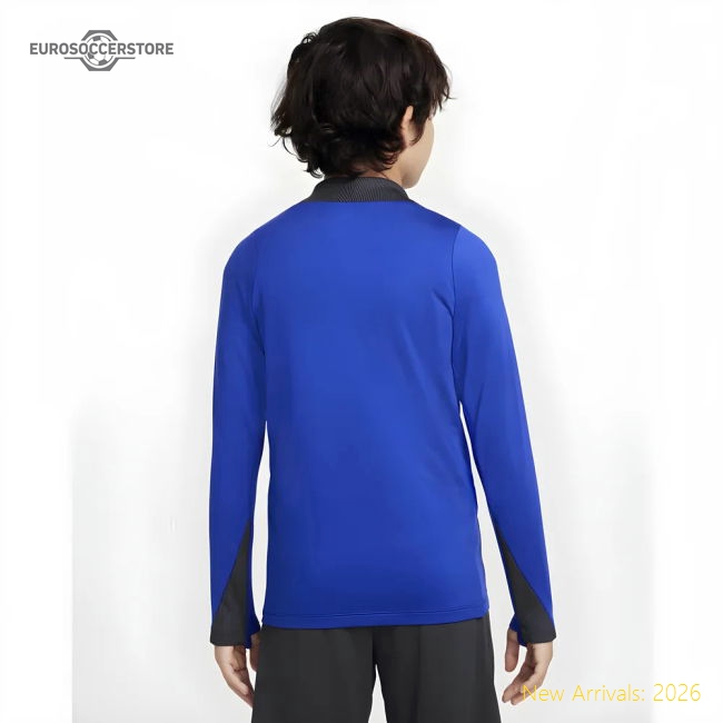 2024-2025 Barcelona Third Dri-FIT Drill Top (Blue) - Kids