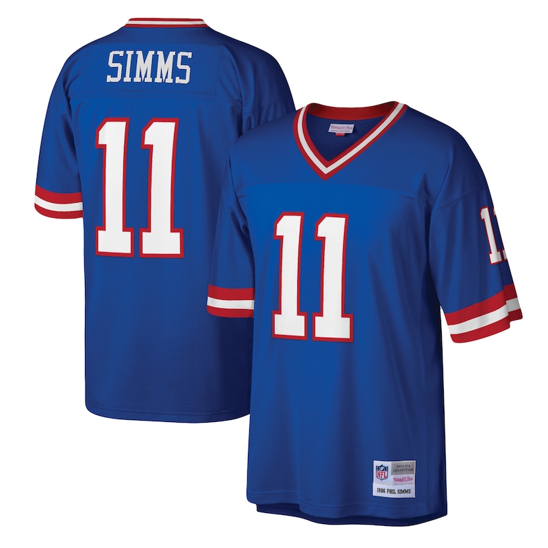 None Phil Simms NY Giants Game-Ready Team Spirit Wear for NFL Fans
