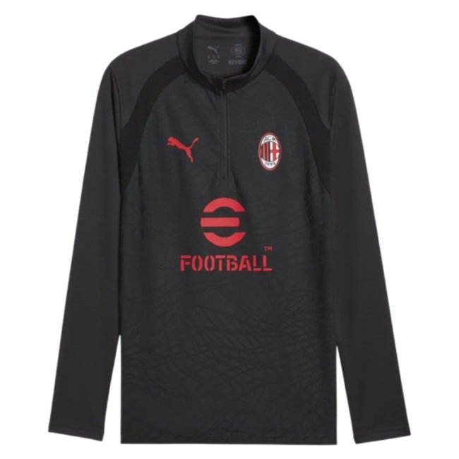 [JGK] 2026-2027 AC Milan Training 1/4 Zip Top (Flat Dark Gray)