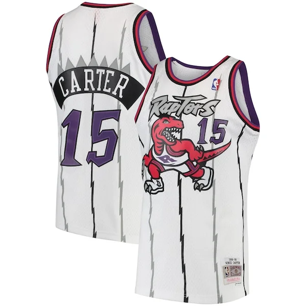 Vince Carter TOR Swingman Jersey - superior NBA - White game-day
