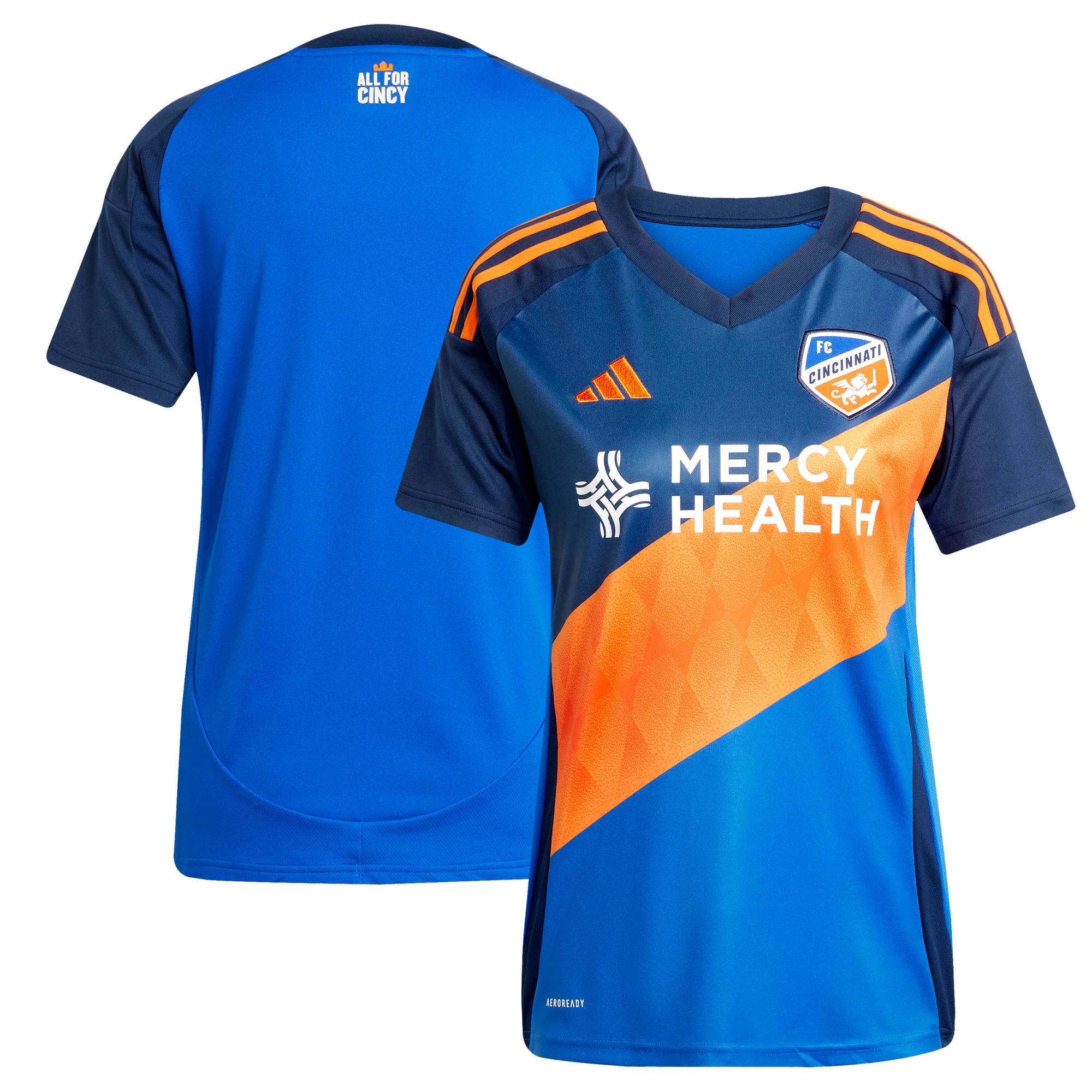 [SJH] FC Cincinnati Women's 2025 Orange and Blue Legacy Kit Replica Jersey - Blue