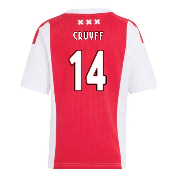 [DDJ] 2026-2027 Ajax Home Little Boys Mini Kit (Cruyff 14)