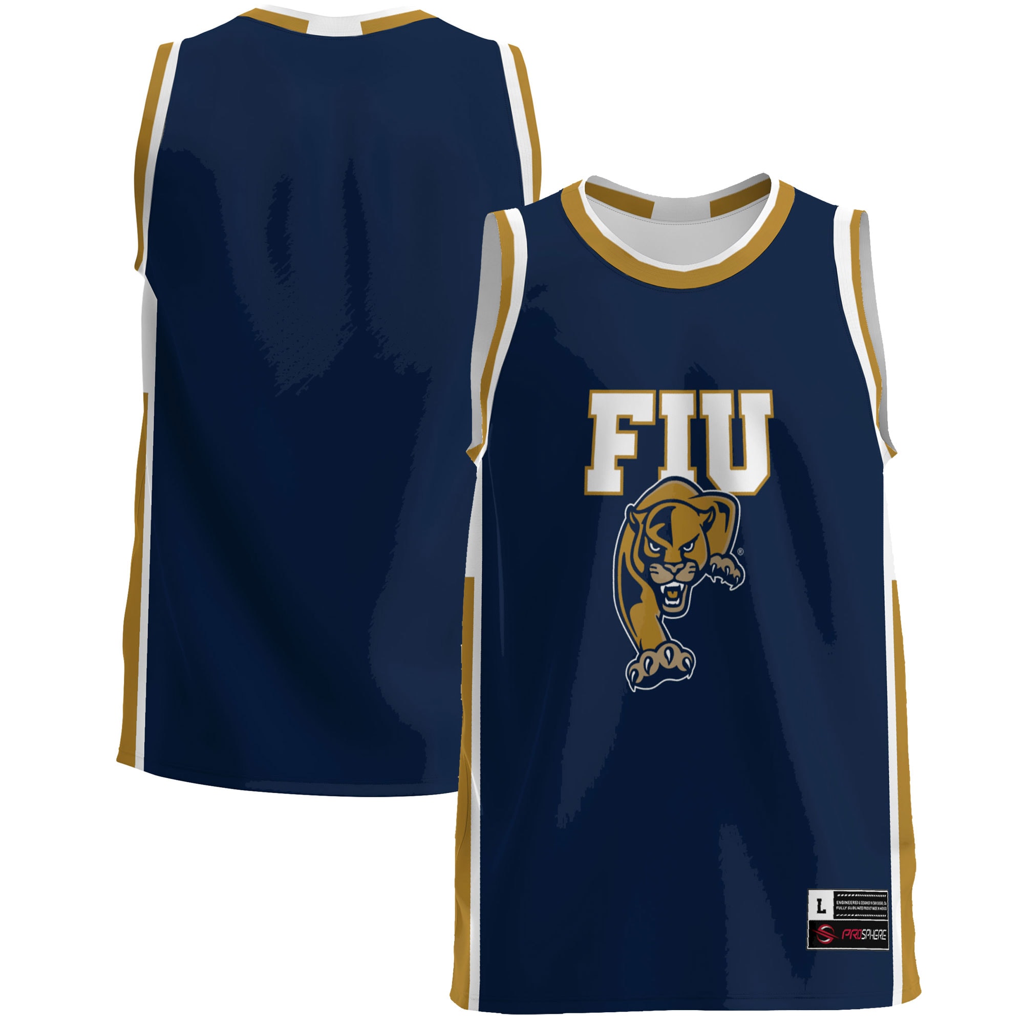 [NJP] Women's FIU Panthers GameDay Greats Lightweight Basketball Jersey - Navy