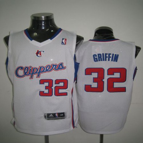 Clippers White Angeles Clippers #32 Jersey - Discounted Quality