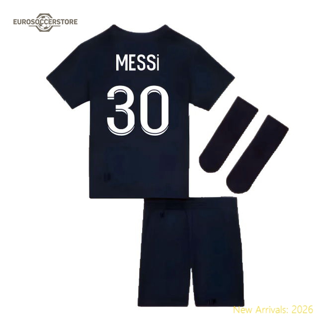 Football Team Kids Comfortable Messi Jersey 2022-2023 Flexible