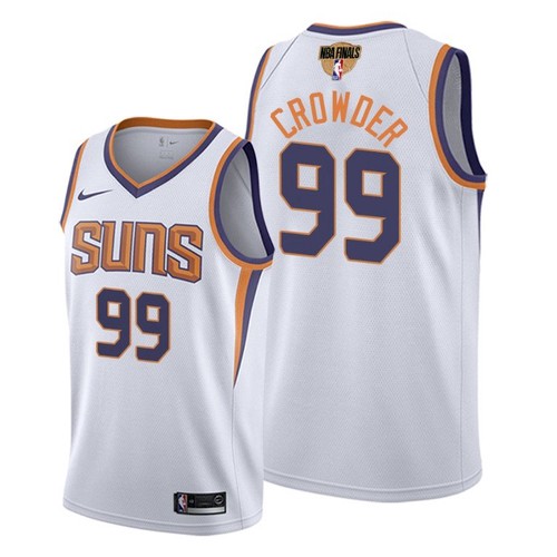 Authentic PHX NBA Swingman Jersey #99 Jae Crowder 2021 Finals - White